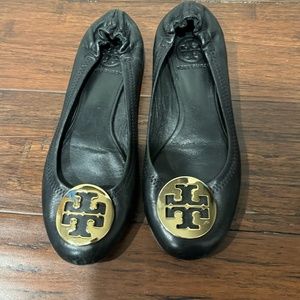 Like New Tory Burch black ballet flats size 6.5